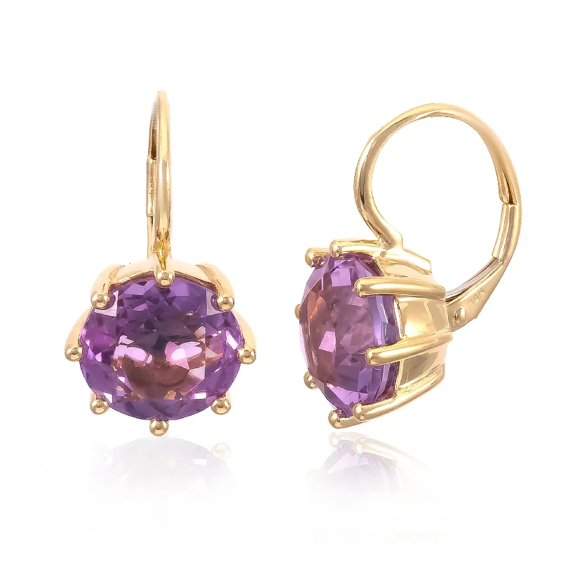 Women’s luxury stud earrings-Semi Precious Drops