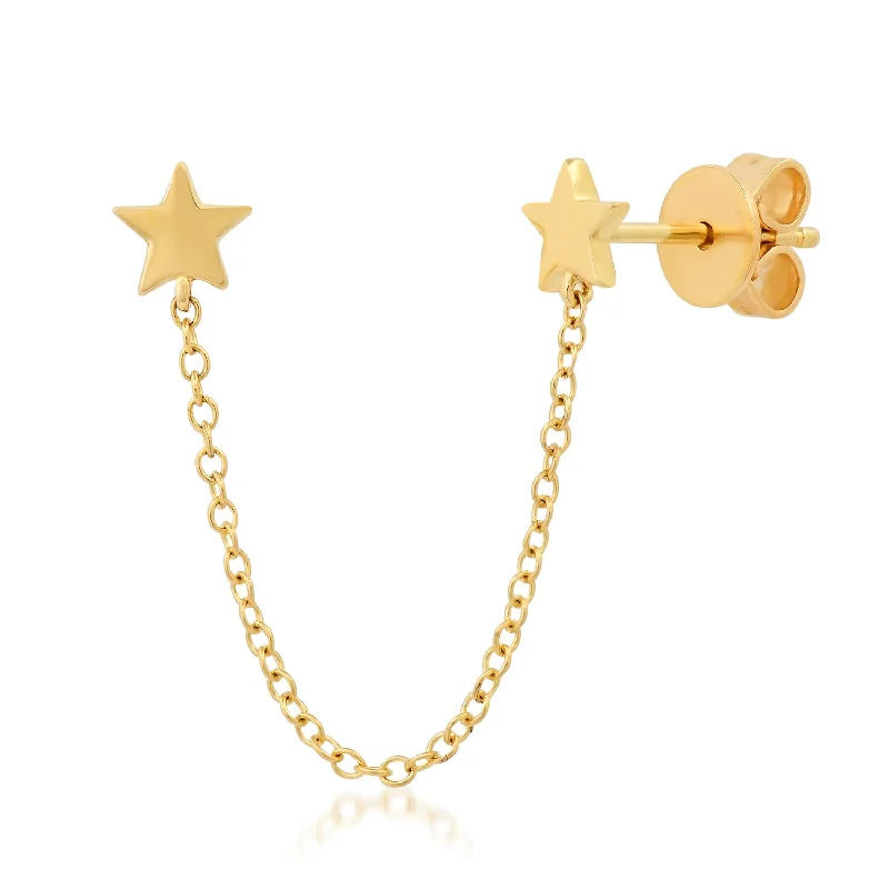 Women’s star earrings-Double Earrings