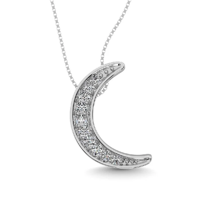 Women’s spiritual necklace-Diamond 1/10 ct tw Fashion Pendant in Sterling Silver