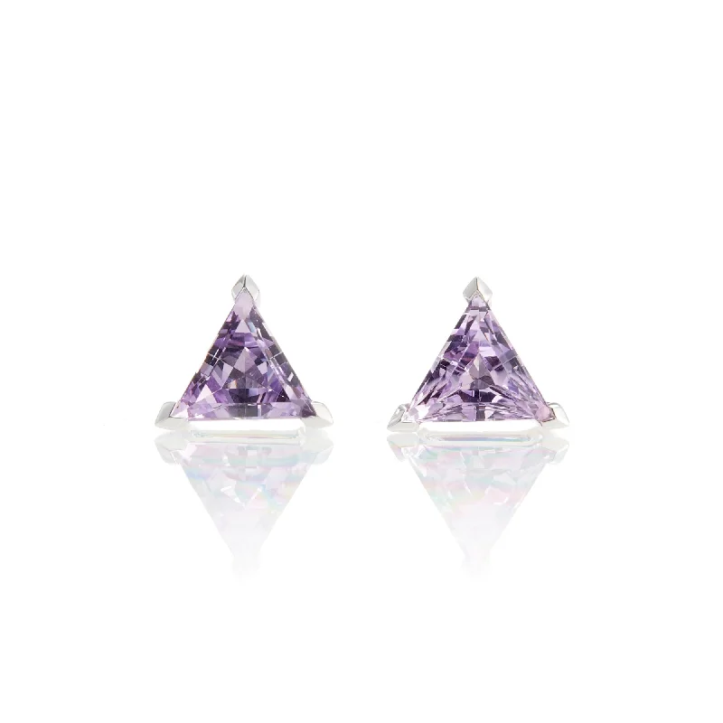 Women’s elegant drop earrings-Bermuda Earrings in Pale Amethyst