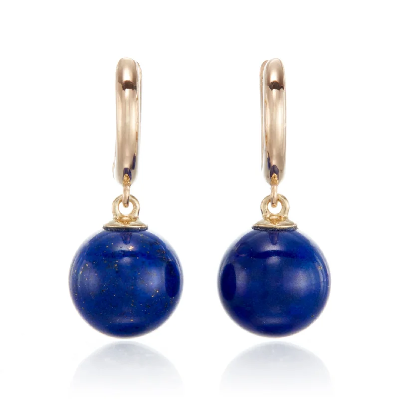 Women’s diamond drop earrings-Soho Earrings in Lapis