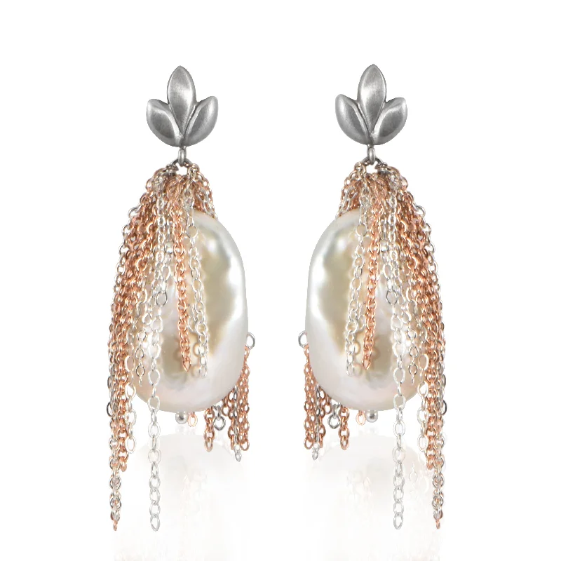 Women’s fashion earrings-Fringe Drops