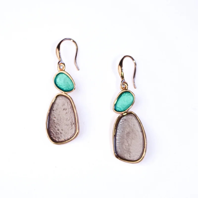 Women’s fashionable earrings-Boho Style Abstract Teardrop Earrings