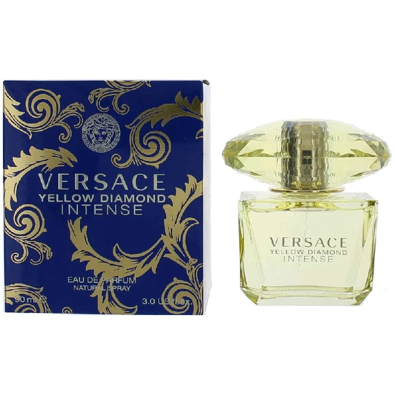 Women’s eternity engagement ring-Versace Yellow Diamond Intense by Versace, 3 oz Eau De Parfum Spray for Women