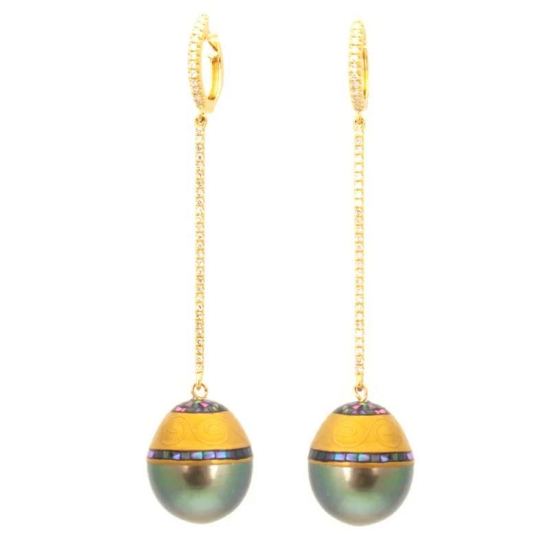 Women’s elegant earrings-Pearl Drop Earrings