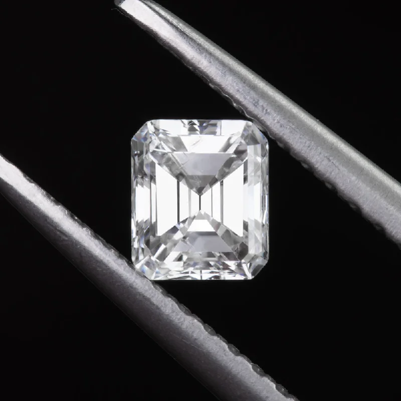 Women’s celestial engagement ring-0.34ct VINTAGE EMERALD CUT DIAMOND LOOSE SQUARE CARRE CUT NATURAL 1/3 CARAT