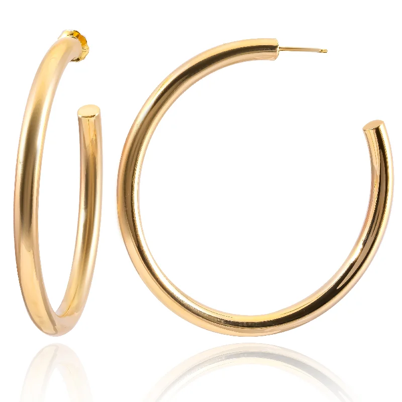 Women’s glamorous earrings-3/4 Tube Hoops