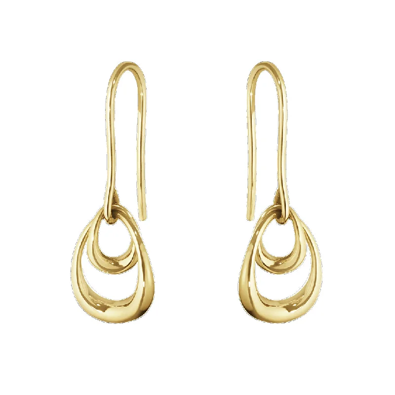 Women’s stud earrings-Offspring Drop Earrings in Yellow Gold