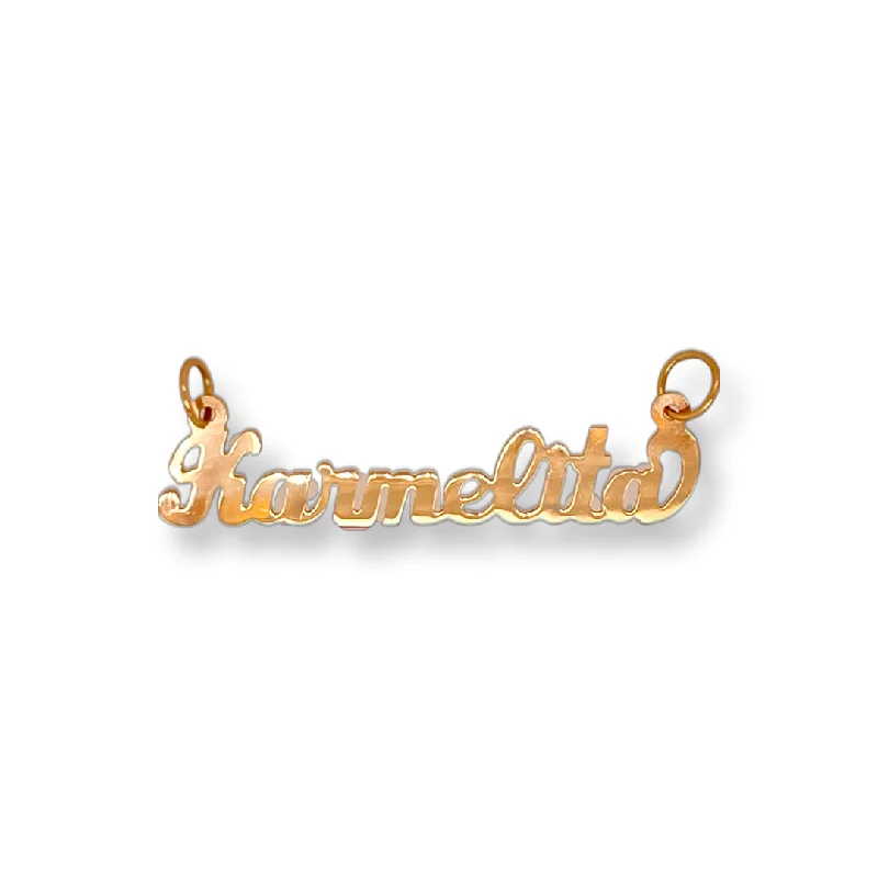 Women’s layered gold necklace-Name Plate Pendant Chain not included