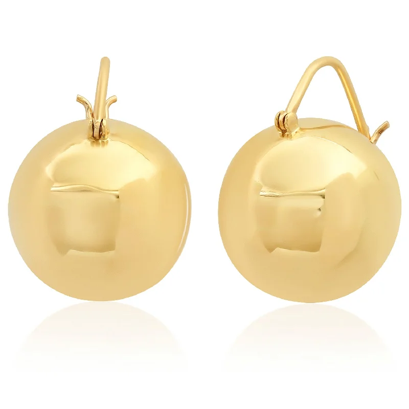 Women’s glamorous earrings-18mm Globe Earrings