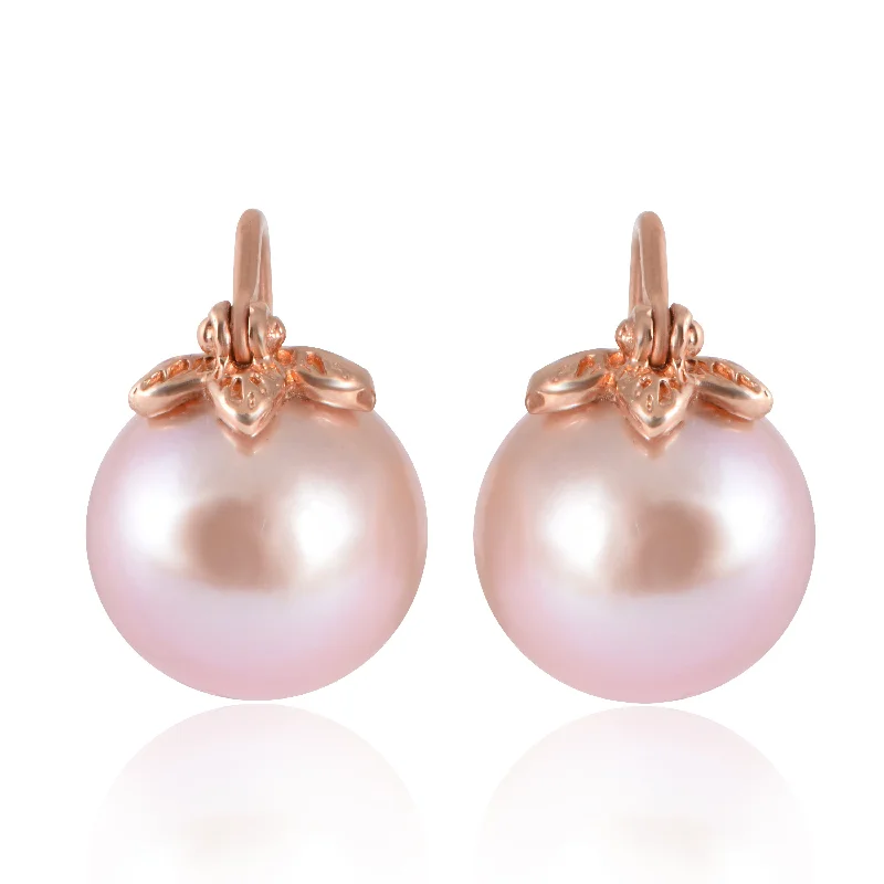 Women’s drop hoop earrings-Edison Pearl Earrings